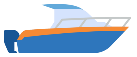 vissersboot vector