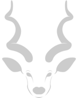 kudu hoofd vector