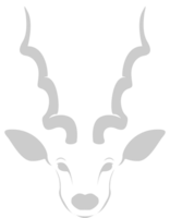 kudu hoofd vector