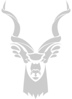 kudu hoofd vector