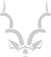 kudu hoofd vector