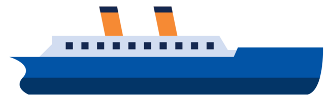 Cruise schip vector