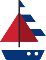 zeilboot vector