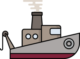 kraan schip vector