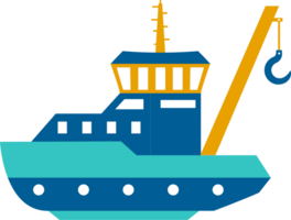 kraan schip vector