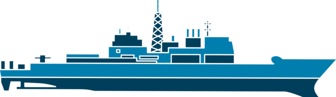 gevecht schip vector