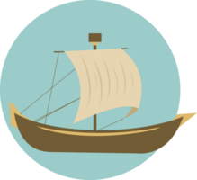 zeilboot vector