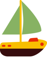 zeilboot vector