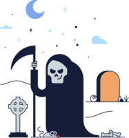 death grim reaper vector