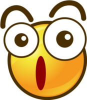 emoji cirkelgezicht stil vector