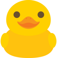 eend emoji glimlach vector