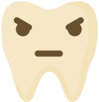 emoji tand boos vector