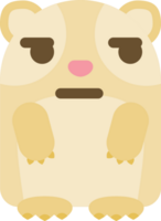 emoji cavia grijns vector