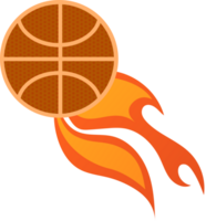 basketbal in brand vector