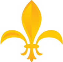 fleur de lis goud vector