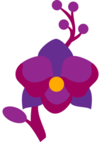 schattige bloem vector