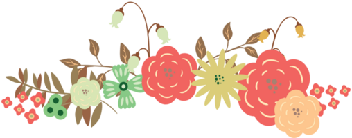 een boeket bloemen vector