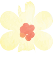 bloem waterkleur vector