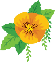 kleurrijke viooltjebloem vector