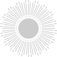 geometrische sunburst vorm vector