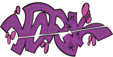 graffiti typografie vector