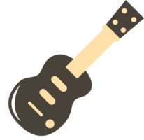 schattig muziekpictogram gitaar klassieker vector