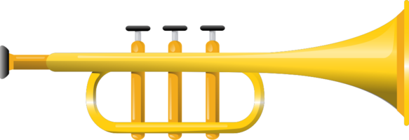 mariachi muziekinstrument trompet vector