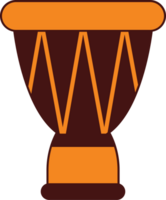 muziek percussie-instrument djembe vector