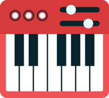 muziek midi piano vector