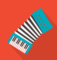 muziekinstrument accordeon vector