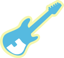 muziek pictogram gitaar vector