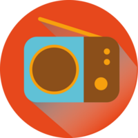 muziek pictogram radio vector