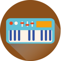 muziek pictogram piano vector