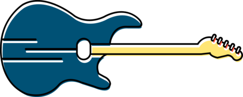 muziekinstrument elektrische gitaar vector