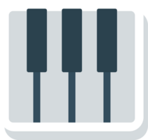 muziekinstrument pictogram piano vector