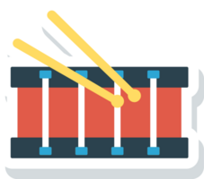 muziekinstrument pictogram drum vector