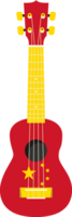 ukelele vlag thema china vector