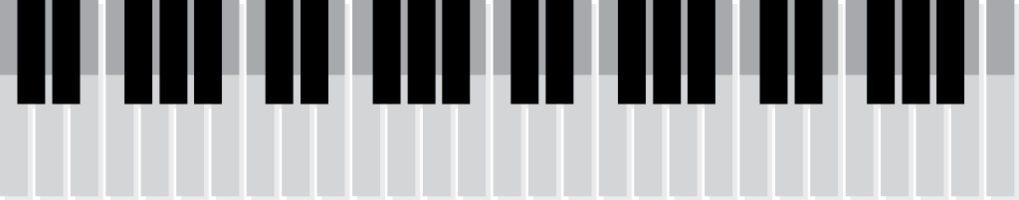 golvende piano vector