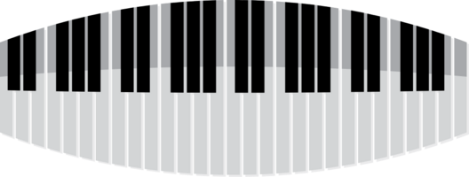 golvende piano vector