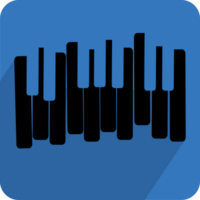 muziek pictogram piano vector