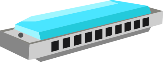 muziekinstrument mondharmonica vector