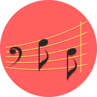 muzieknoot vector