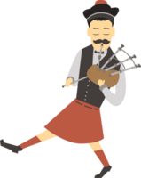 doedelzak muzikant vector