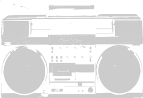 boombox vector