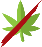 geen marihuana vector