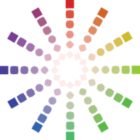 regenboog kleurstaal vector