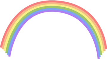 regenboog zachte kleur vector