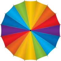 regenboog paraplu vector