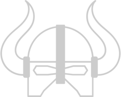 Viking helm vector