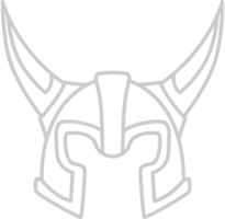 Viking helm vector